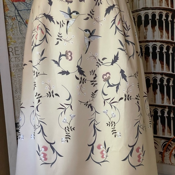 Żü Designer Botanics Runway Embroidered Top Party Midi Stitch Dress, 5 ⭐️ Rated - Picture 10 of 13